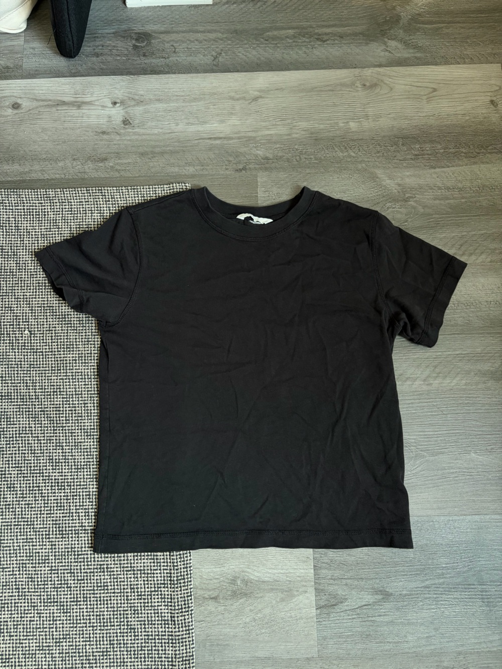 H&M Black Square Tee